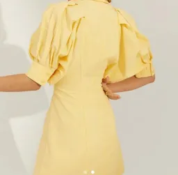 Sovere Mini Dress Yellow Size 6 for rent on The Volte - image 2