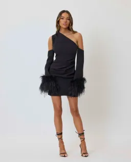 Bianca and Bridgett Dezi Mini Dress Black Size 8 / S for rent on The Volte - image 1