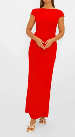 Carla Zampatti Bareback Beauty Gown Red Size 10 for rent on The Volte - image 2