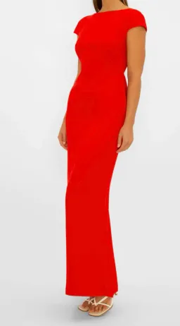Carla Zampatti Bareback Beauty Gown Red Size 10 for rent on The Volte - image 3