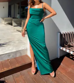 Jadore Cindy Gown Green Size 14 for rent on The Volte - image 1