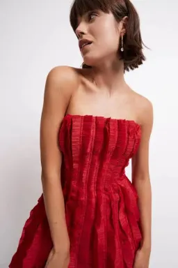 Aje Hybrid Sleeveless Mini Dress Red Size 14 / XL for rent on The Volte - image 3