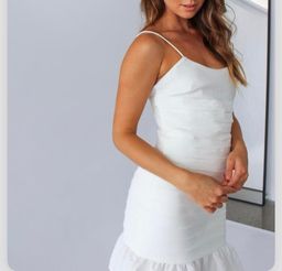 Amoureaux Dress white  for rent on The Volte - image 2