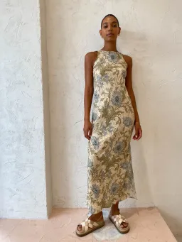 Sir the Label Maev Slip Dress Florence Print AU12 for rent on The Volte - image 1