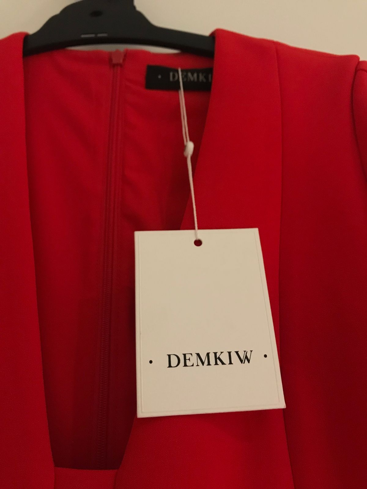 DEMKIW She Evolves Dress in Fire Red, Size 8 - Image 7