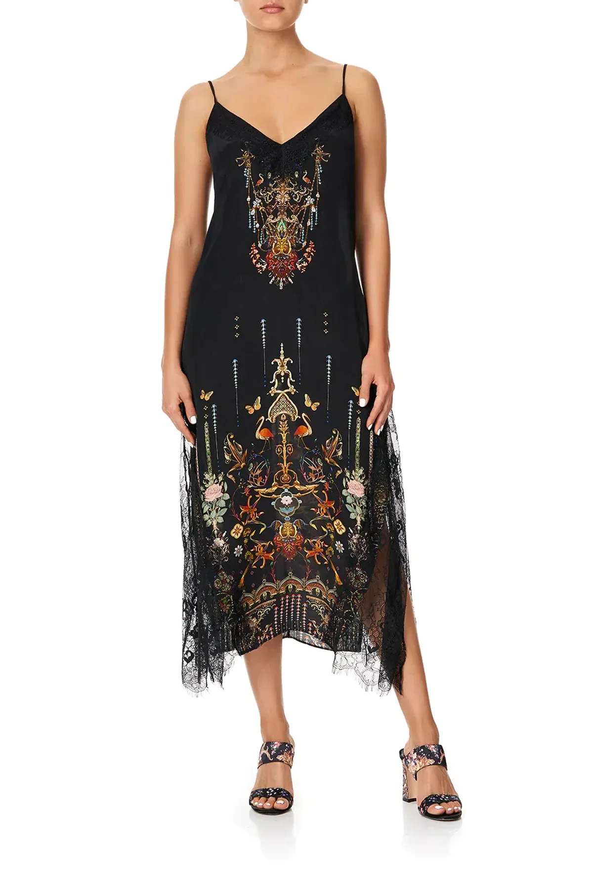 Camilla Rebelle Rebelle Midi Lace Slip Dress Size XS / Au 8 - Image 1
