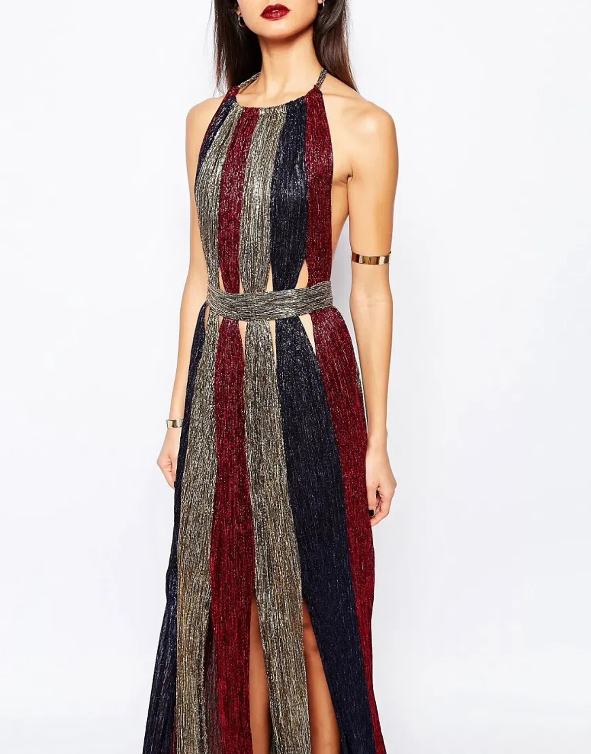 Bec & Bridge Santal Maxi Dress Sparkle Multi Size 8 - Image 2