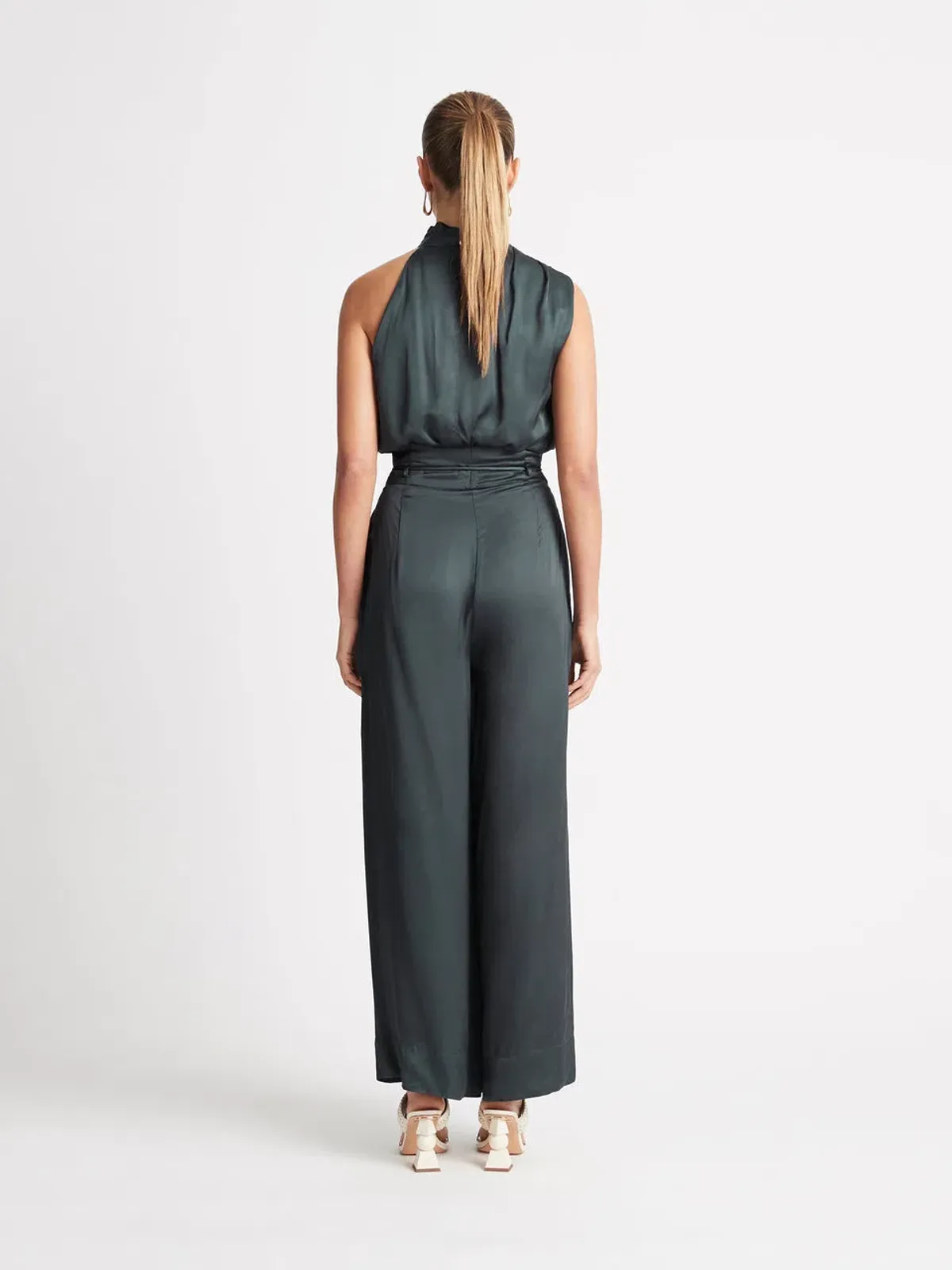 Sheike Gracie Top and High Waist Pants Set Grey Size 10 - Image 3
