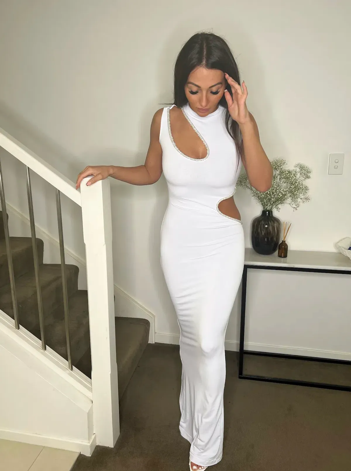 Ivona Skelo Vivia Dress White Size 6/XS - Image 2