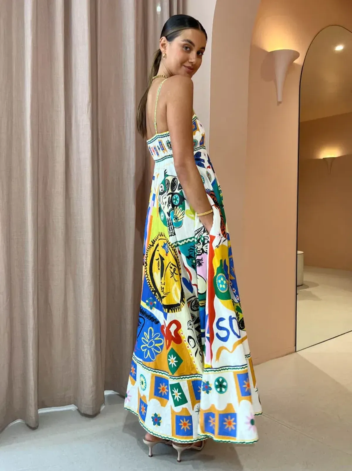 Alemais Soleil Sundress Multi Size AU 10 - Image 2
