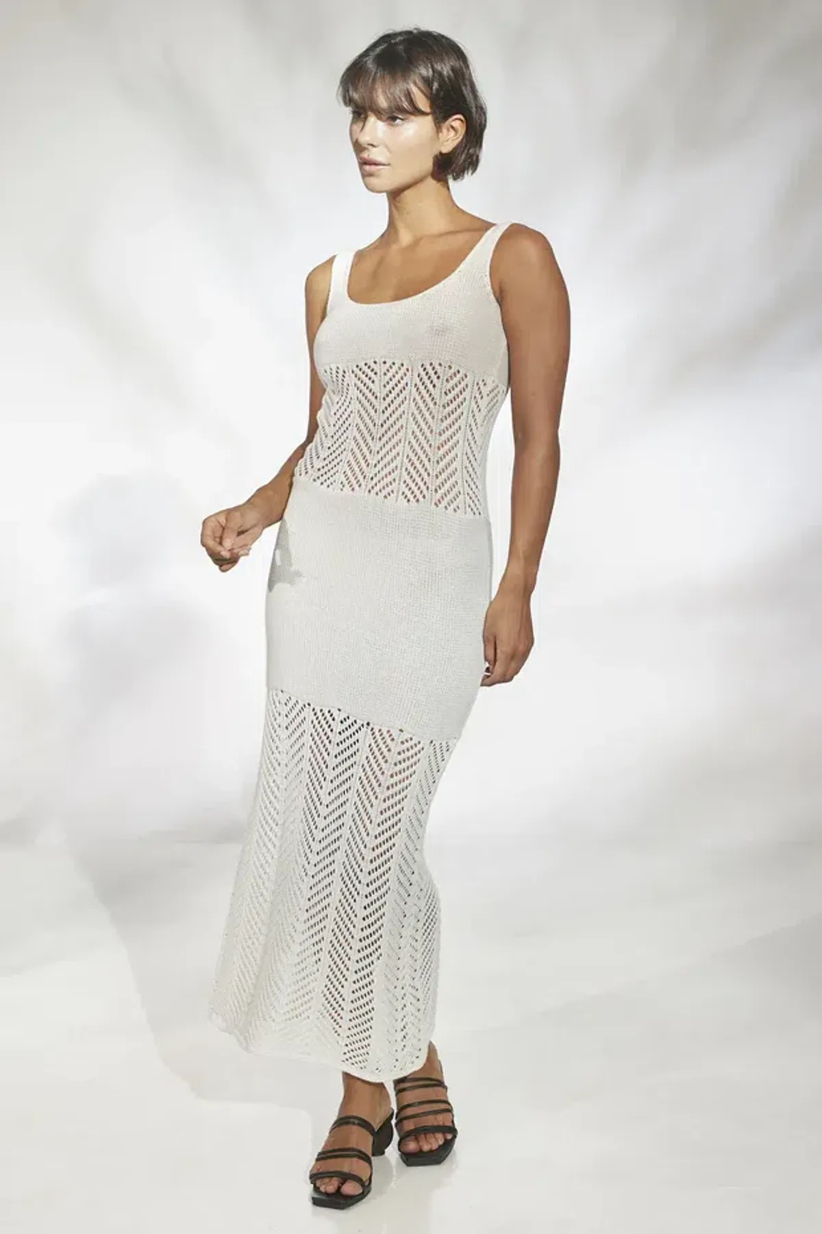 Rue Stiic Erika Midi Dress White Size Small / AU 8 - Image 2