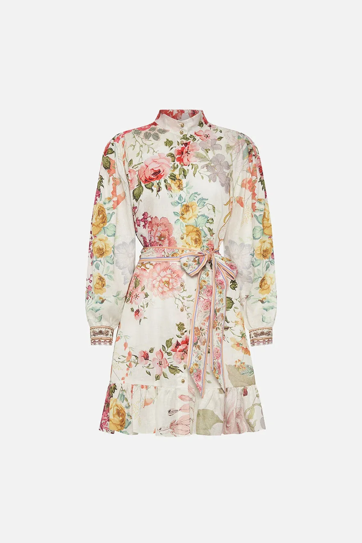 Camilla Romantic Rites Drop Sleeve Dress Floral Size L/AU 14 - Image 3