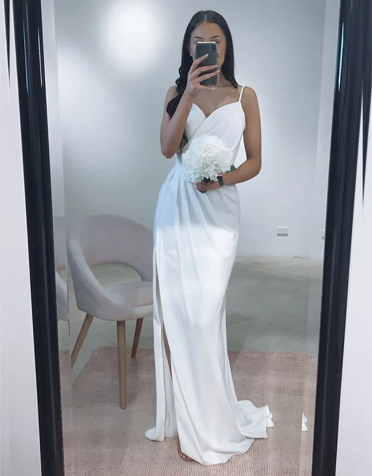 Bariano Serena Gown White Size 10 - Image 1