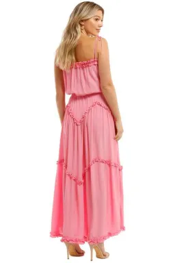 SWF Dynamic Maxi Dress Pink Size S/AU 8 for rent on The Volte - image 3