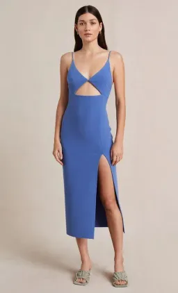 Bec & Bridge Josette Midi Dress in Blue Size AU 6 for rent on The Volte - image 1