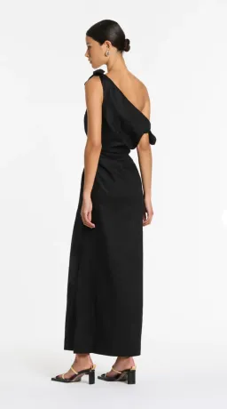Sir The Label Bettina Off Shoulder Dress In Black Size 3 / AU 12 for rent on The Volte - image 3