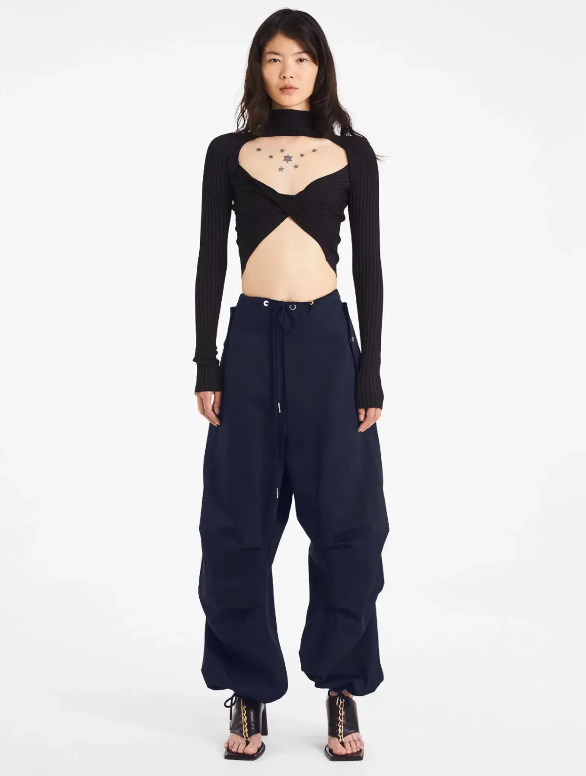 Dion Lee Parachute Pant Dark Navy Size S / Au 8 - Image 1