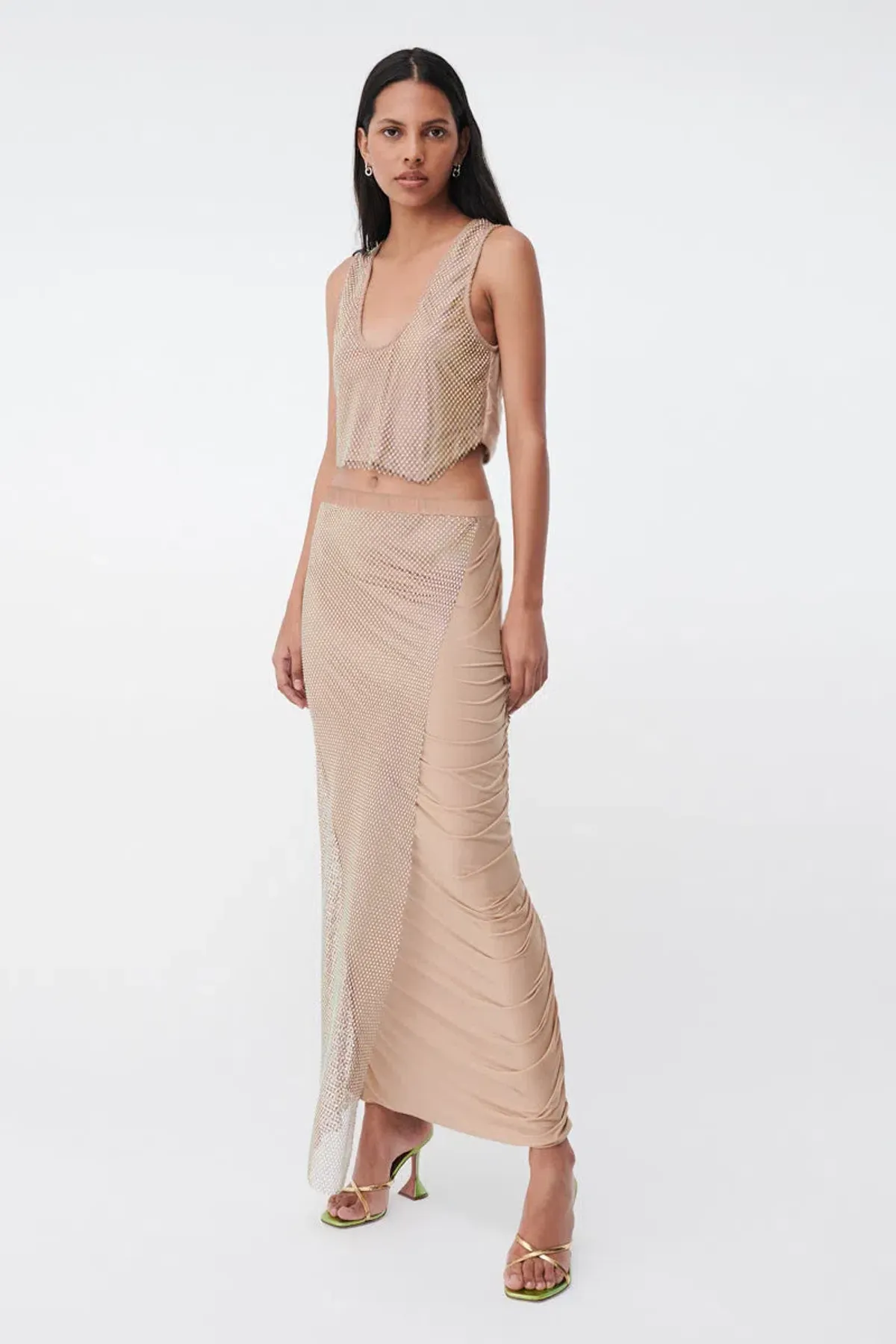 Suboo Dali Asymmetric Set (Top & Skirt) Nude Size S / AU 8 - Image 2