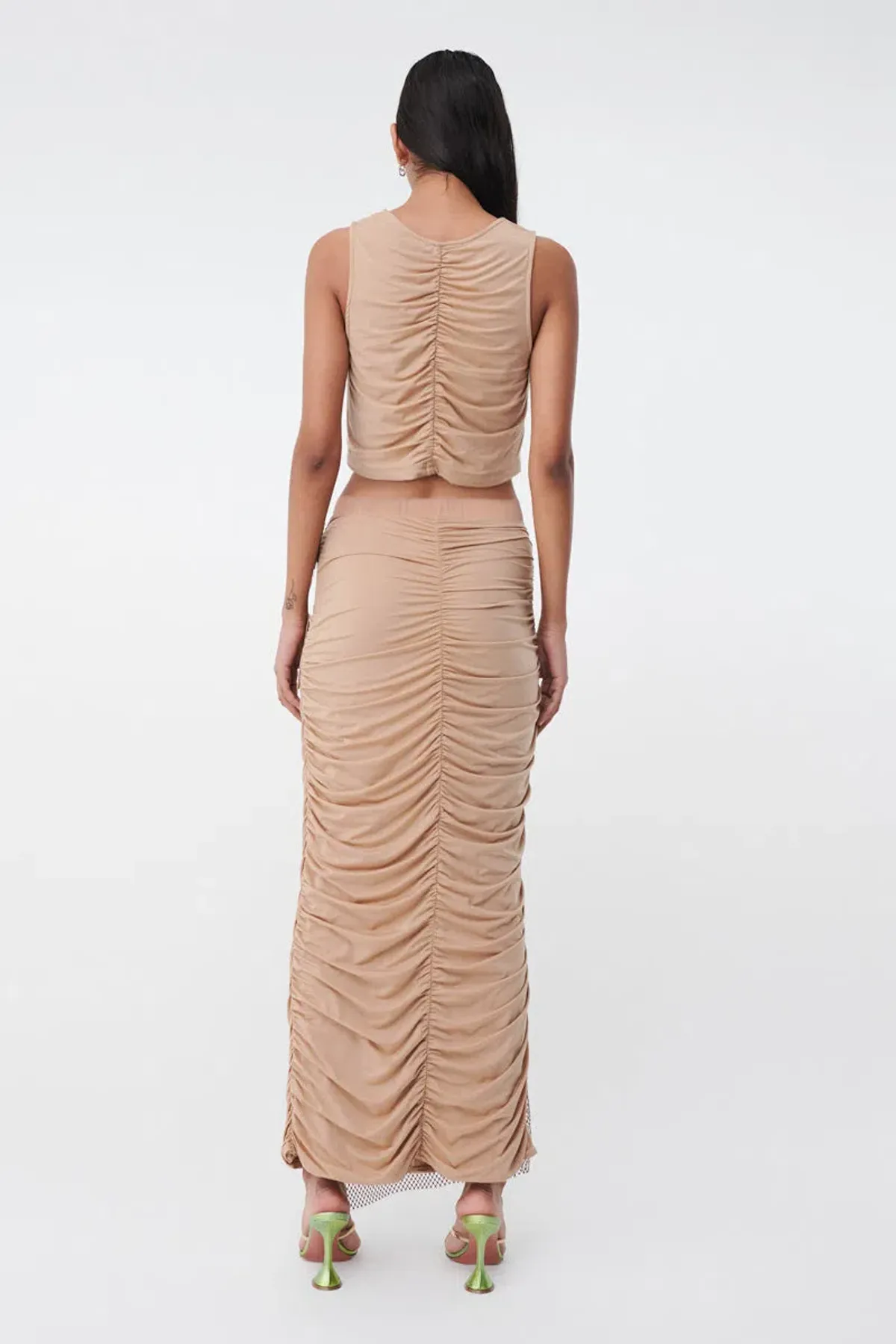 Suboo Dali Asymmetric Set (Top & Skirt) Nude Size S / AU 8 - Image 3
