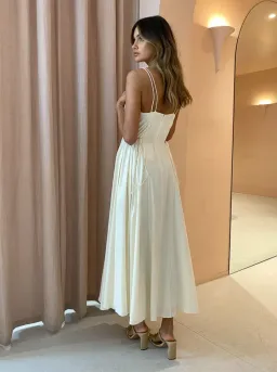 Camilla and Marc Antelao Dress in Cream Size AU 10 for rent on The Volte - image 2