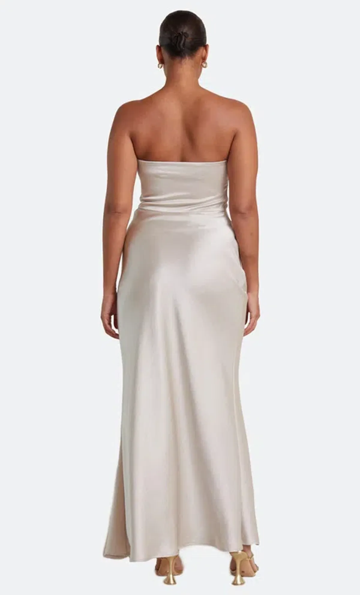 Bec & Bridge Dreamer Strapless Dress Sand Size AU 6 - Image 3