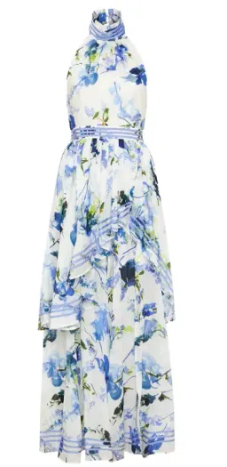 Aje Sienna Maxi Dress Lavenders Provence Floral Size 6 for rent on The Volte - image 5