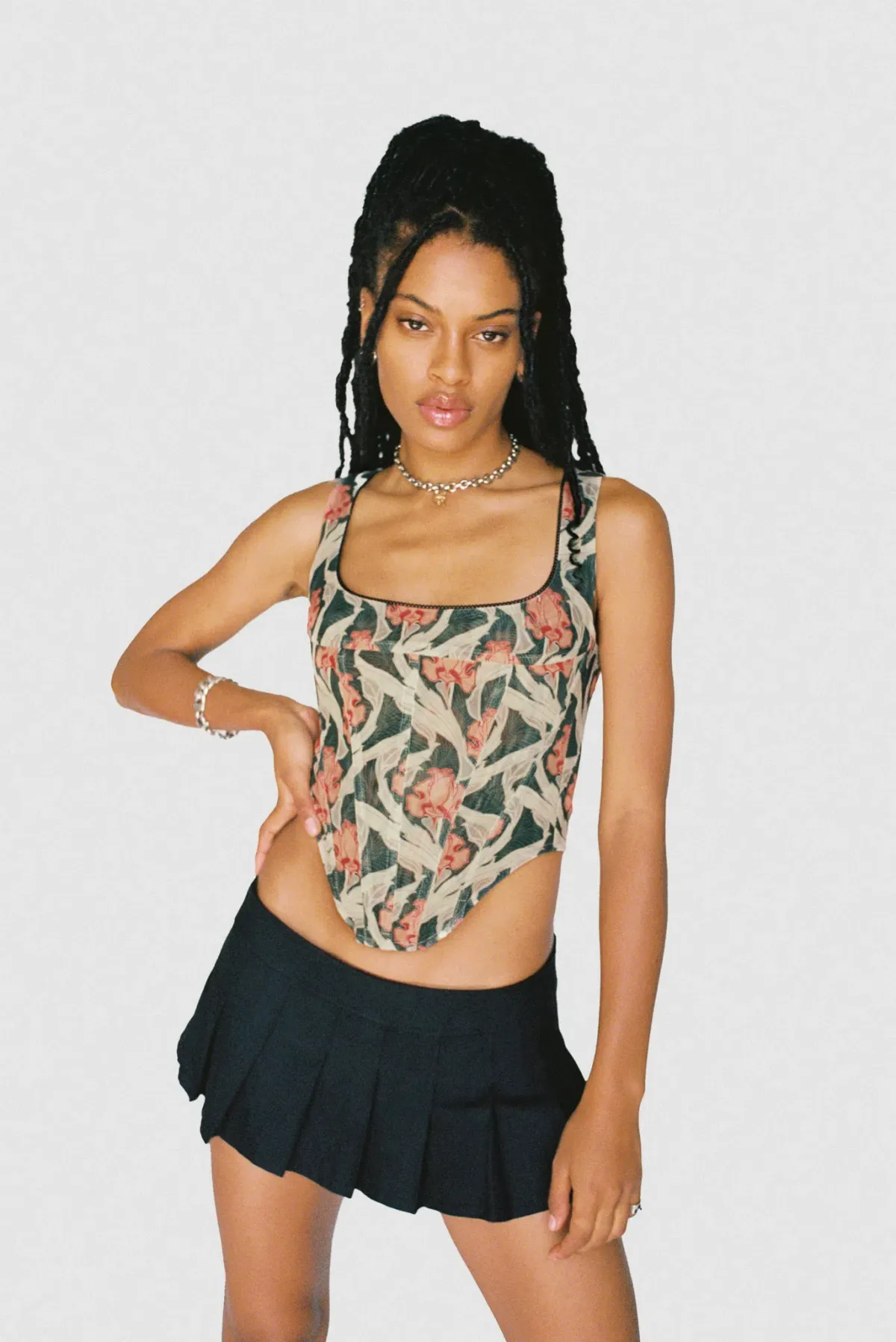Miaou Campbell Corset Art Nouveau Size M/Au 10 - Image 1
