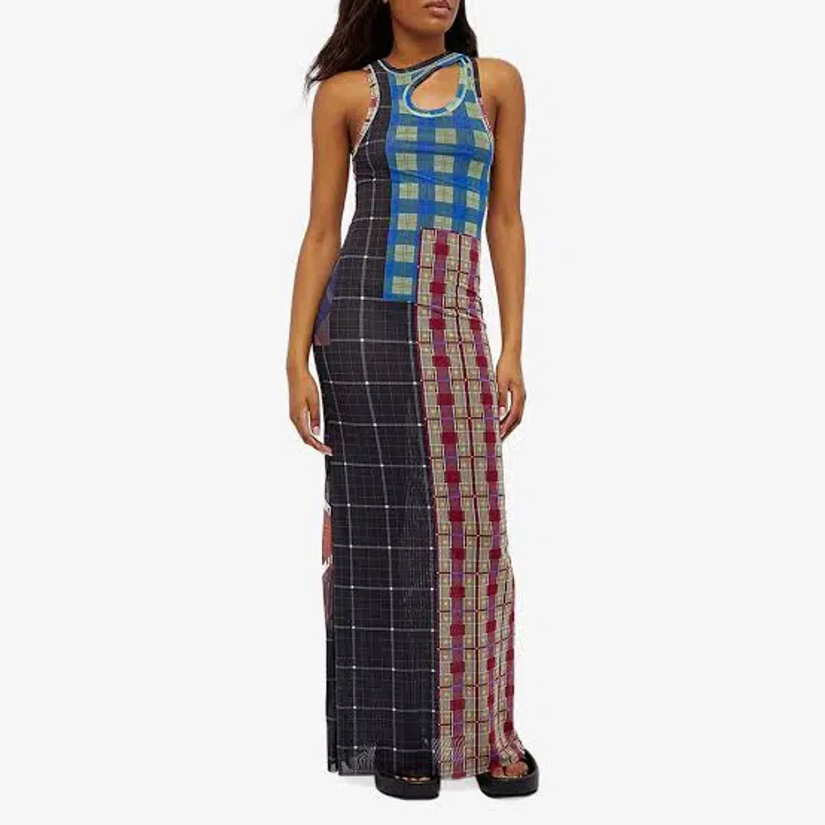 Ottolinger Mesh Tank Maxi Dress Multi-colored Size M / AU 10 - Image 3
