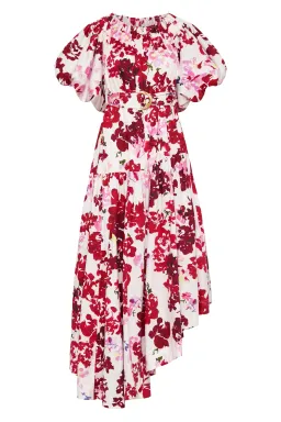 Aje Riviera Midi Dress Print Pink Size AU 16 for rent on The Volte - image 4