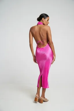 L'Idee Klum Gown Flamingo Pink Size AU 10 for rent on The Volte - image 4