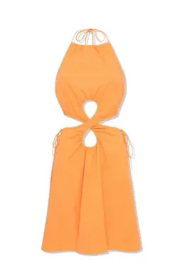 Sir the Label Coppola Mini Dress Papaya Casbah Size 8 for rent on The Volte - image 4