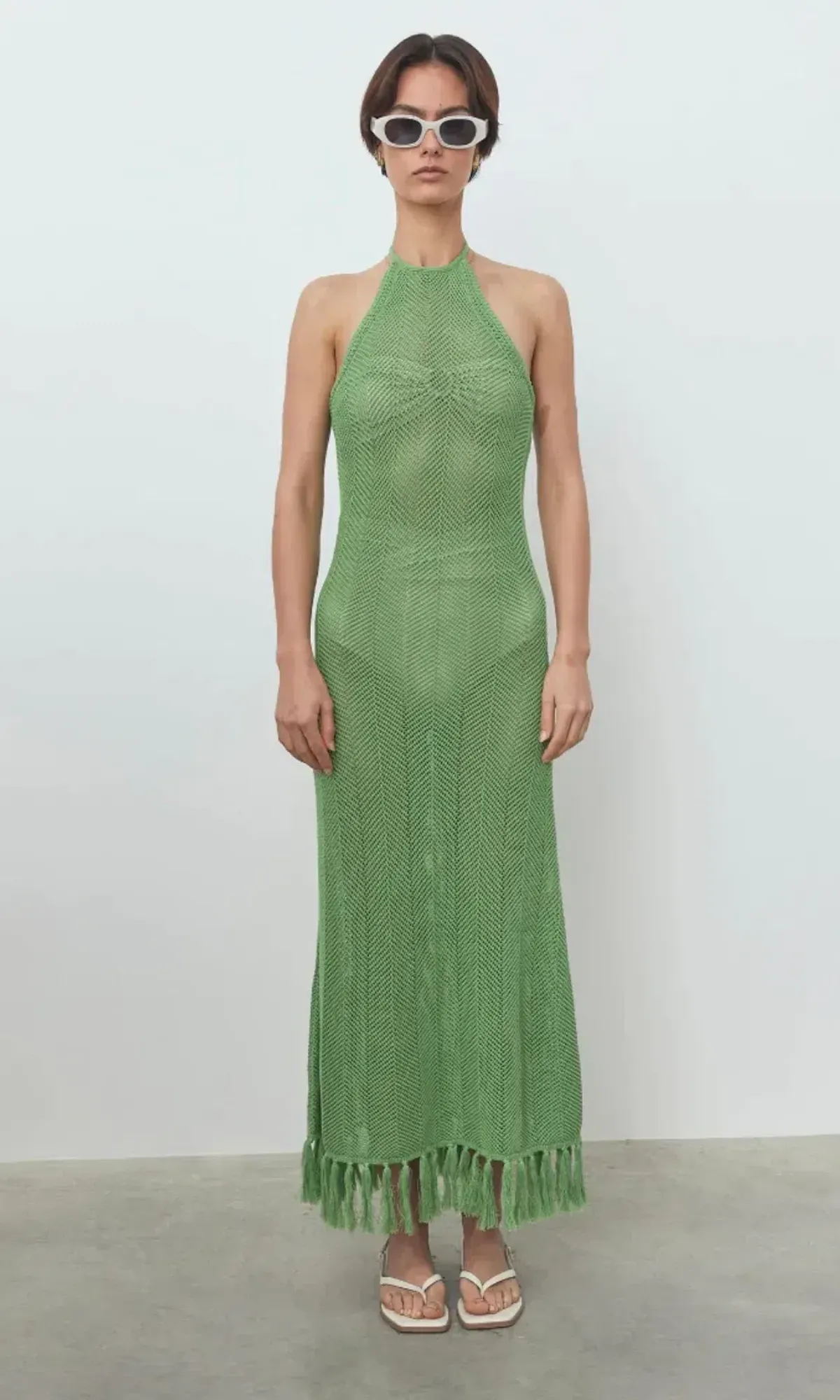 Viktoria & Woods Kryptonite Dress In Emerald Size 10 - Image 1