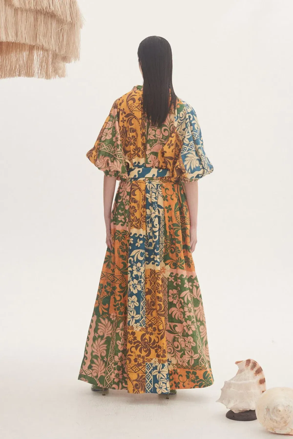 Alemais Archie Wrap Dress Multi Print Size 8 - Image 3