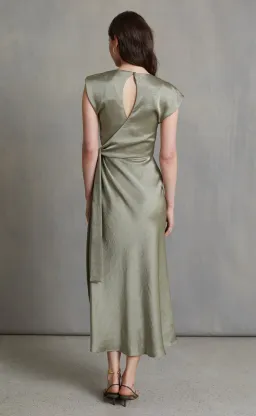 Bec and Bridge The Dreamer Wrap Dress Sage Size 12  for rent on The Volte - image 2