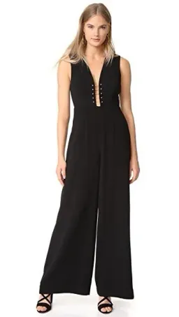 Zimmermann Baton Jumpsuit Black Size AU 6 for rent on The Volte - image 6