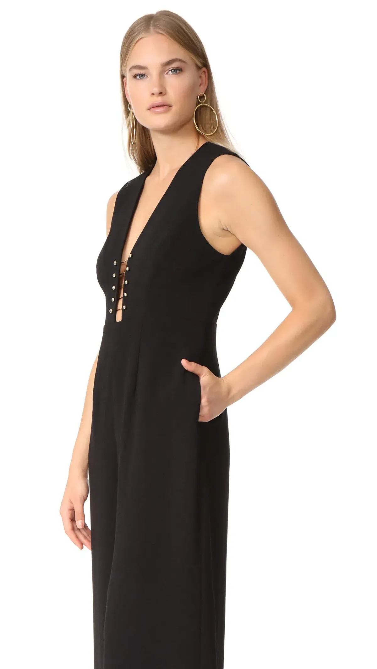 Zimmermann Baton Jumpsuit Black Size AU 6 - Image 2
