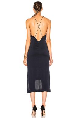 Dion Lee Fine Line Dress Black size 8 for rent on The Volte - image 3