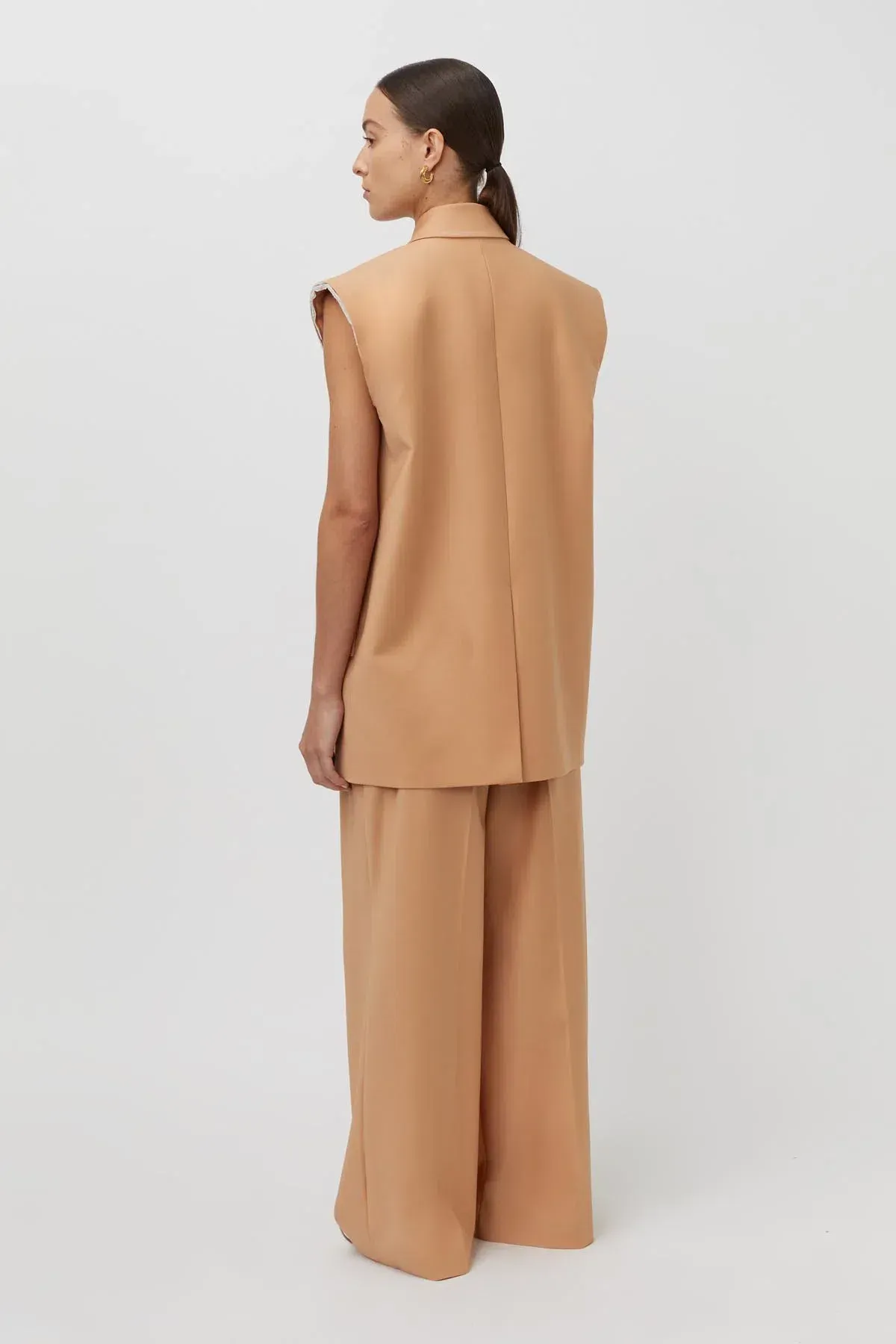 Camilla and Marc Renata Vest and Pant Set Rosewood Pink Size 8-10 - Image 3