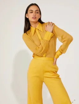 Alice McCall Elodie Top and Pants Set Yellow Size 10 for rent on The Volte - image 2