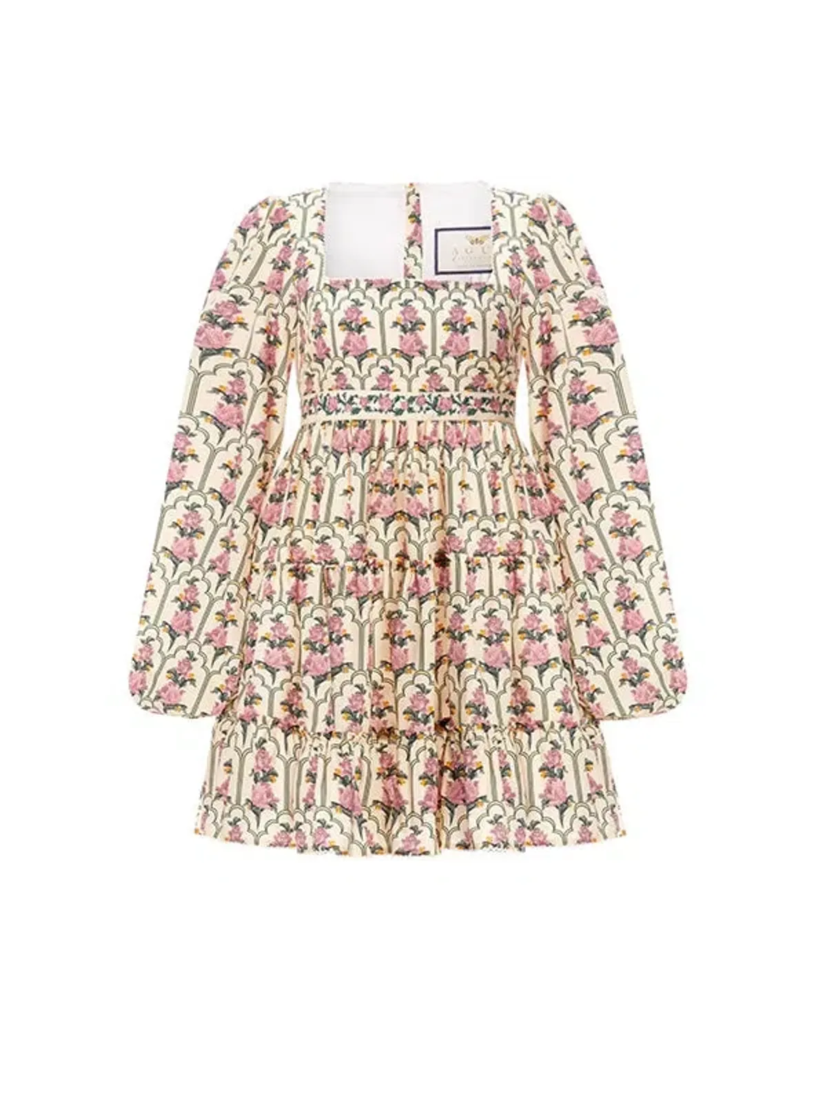 Agua by Agua Bendita Avena Peonia Aurora Mini Dress Floral Size 8 - Image 5