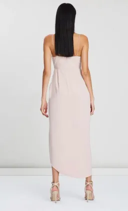 Shona Joy Core Cocktail Draped Maxi Dress in Ballet Size 8 for rent on The Volte - image 2