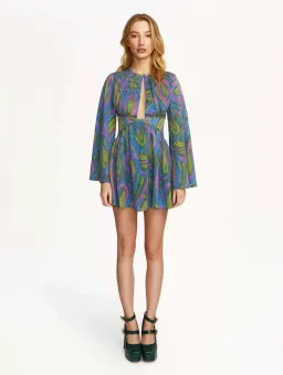 Alice McCall Swan Lake Mini Dress Bllue Size AU 8 for rent on The Volte - image 3