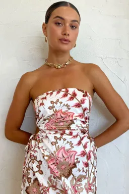 Sonya Moda Dima Dress Paisley Print White Size AU 8 for rent on The Volte - image 3