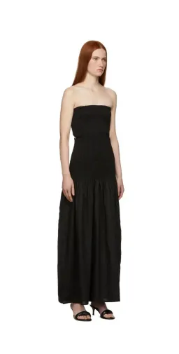Sir The Label Strapless Madelyn Dress Black Size AU 8 for rent on The Volte - image 1