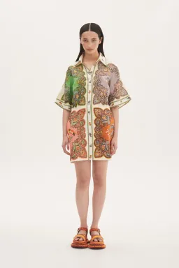 Alemais Trippy Troppo Mini Dress Multi Size AU 12  for rent on The Volte - image 1
