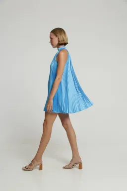 L'Idee Amour Mini Dress in Cloud Blue Size 6 for rent on The Volte - image 2