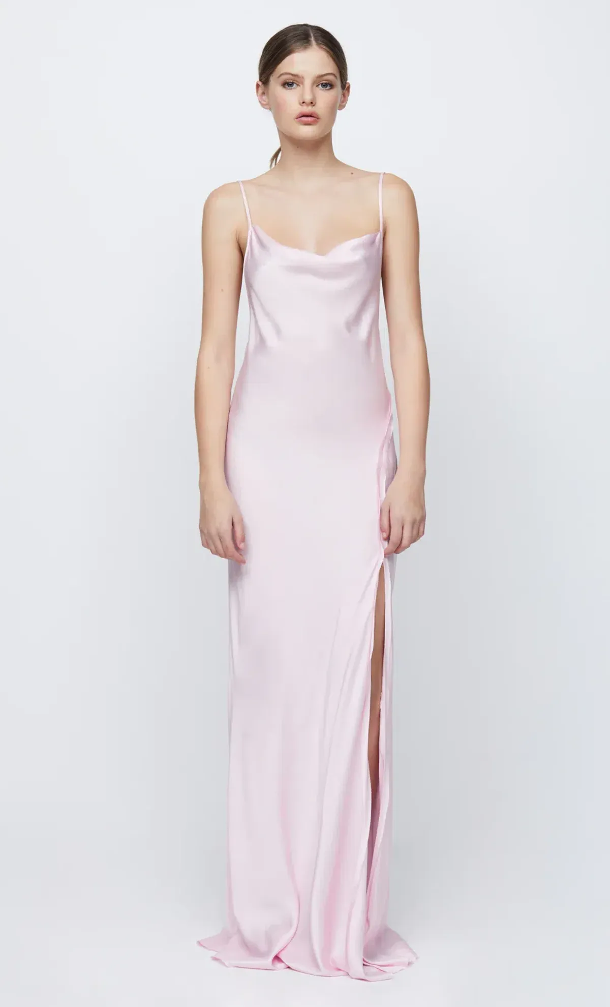 Bec & Bridge Joelle Split Maxi Dress Quartz Blush Size AU 6 - Image 3