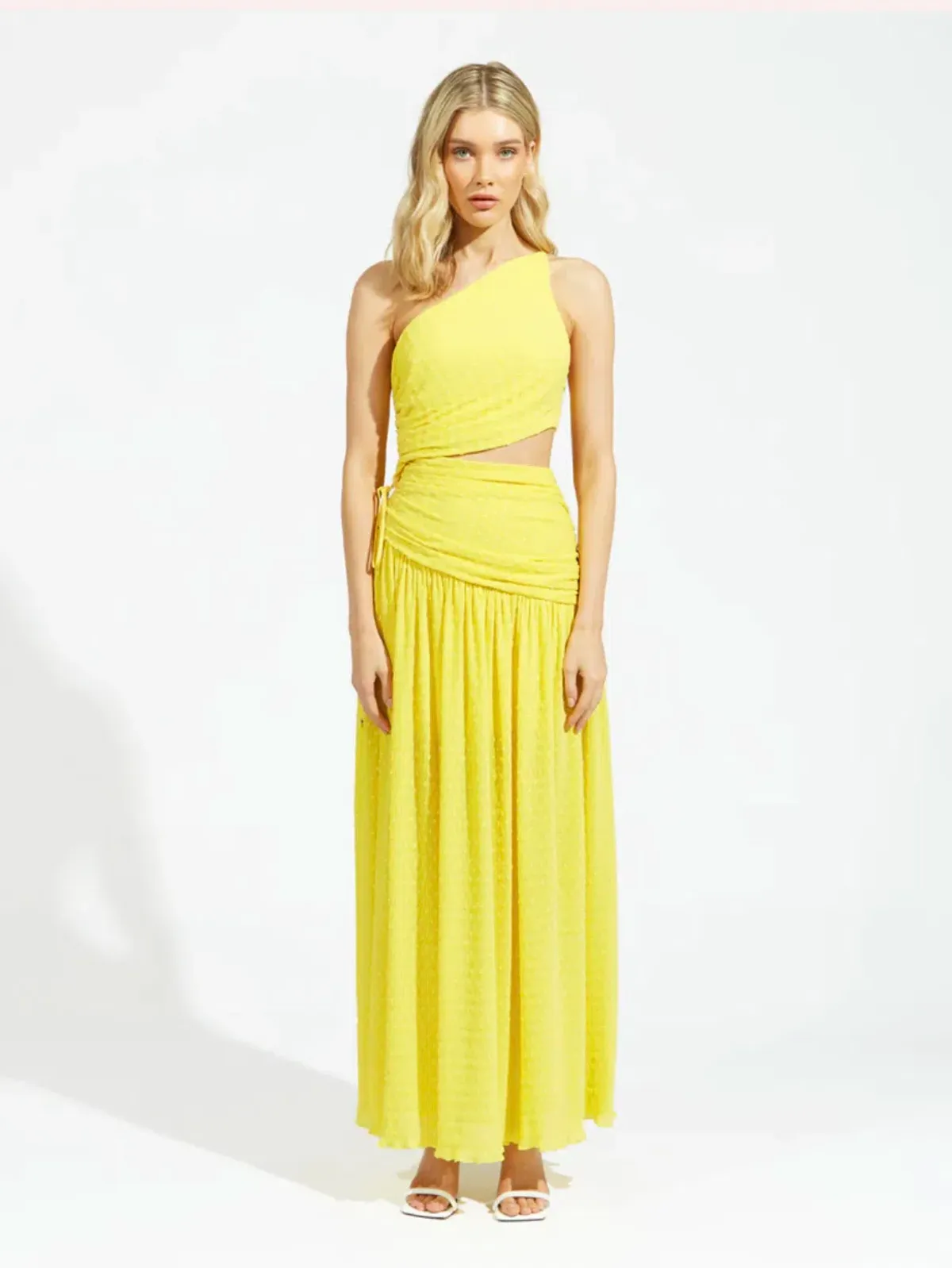Alice McCall Lolita Maxi Dress Mango Yellow Size AU 10 - Image 1
