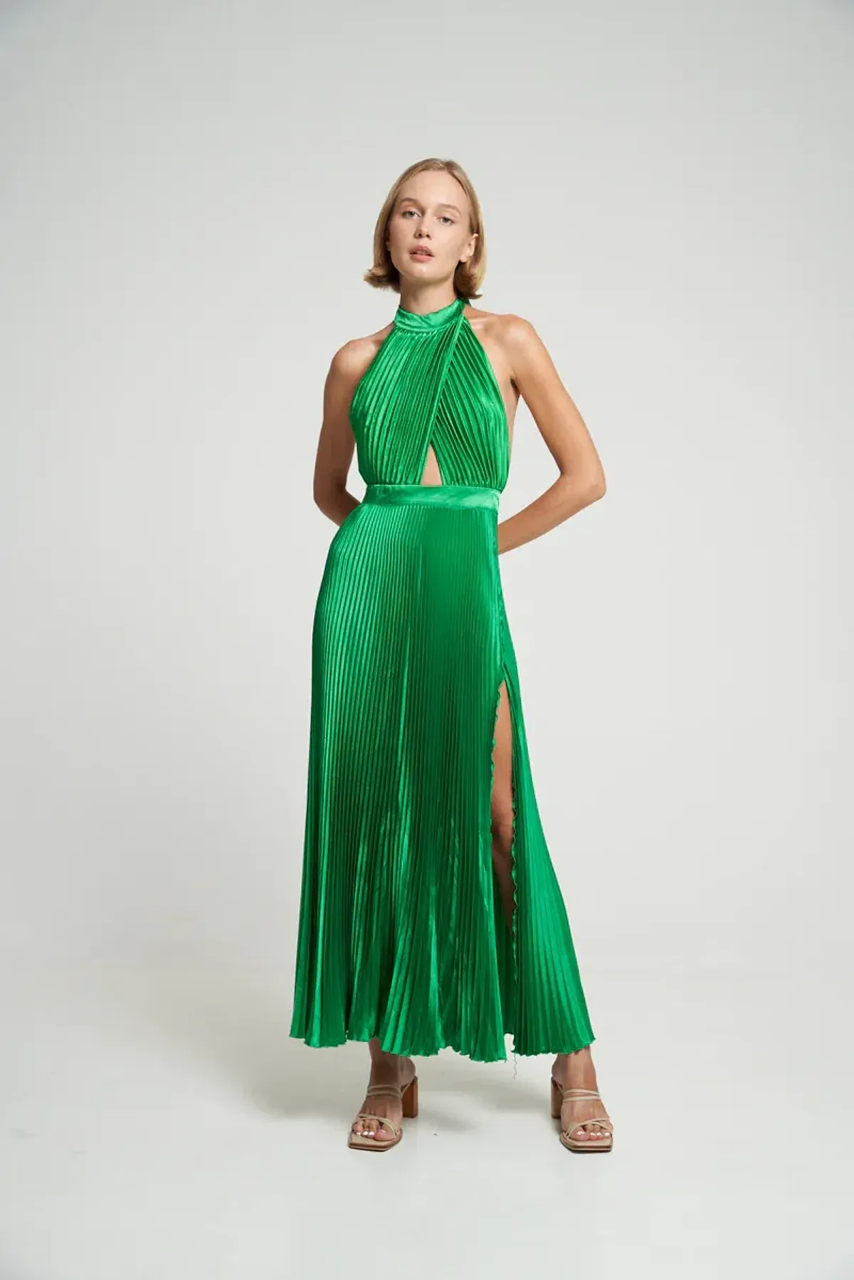Lidee Renaissance Gown Green Size AU 6 - Image 1