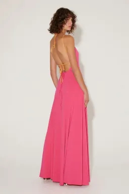 Hansen and Gretel Charlee Dress Magenta Size S/AU 8 for rent on The Volte - image 2